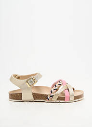 Sandales/nu pieds type de semelle anatomique bout ouvert or REQINS fille