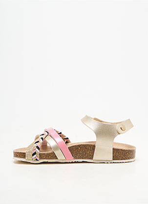 Sandales/nu pieds type de semelle anatomique bout ouvert or REQINS fille