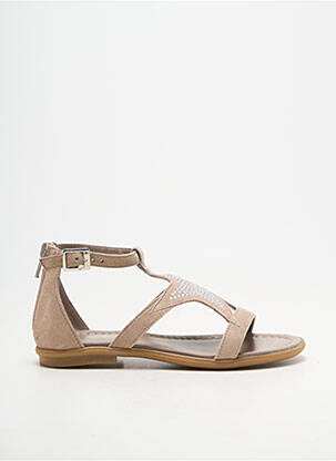 Sandales/nu pieds chiquet chiquet beige REQINS fille