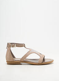 Sandales/nu pieds chiquet chiquet beige REQINS fille