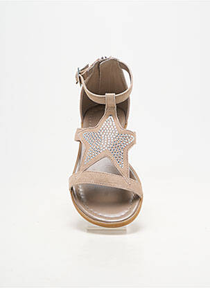 Sandales/nu pieds chiquet chiquet beige REQINS fille