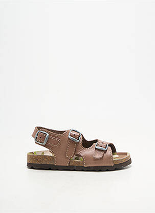 Sandales/nu pieds bout ouvert bout ouvert marron REQINS garçon