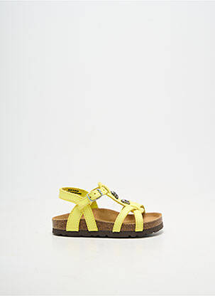 Sandales/nu pieds type de semelle anatomique bout ouvert jaune REQINS fille