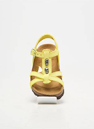 Sandales/nu pieds type de semelle anatomique bout ouvert jaune REQINS fille