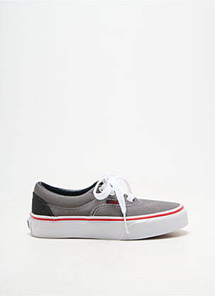 Baskets fermeture lacets bout rond gris VANS garçon