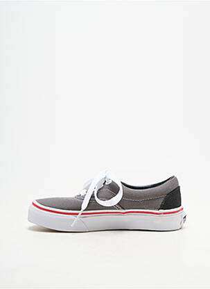 Baskets fermeture lacets bout rond gris VANS garçon