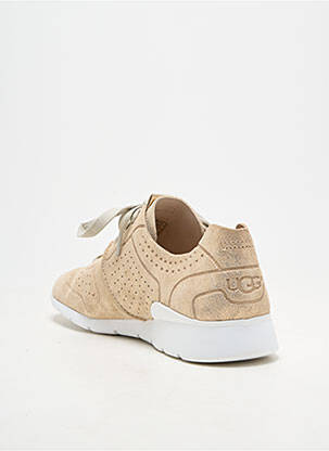 Baskets tissage satiné talon plat jusqu'à 3cm or UGG femme