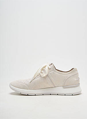 Baskets tissage satiné talon plat jusqu'à 3cm argent UGG femme