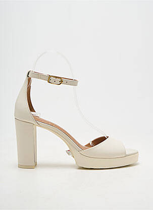 Sandales/nu pieds fermeture bride(s) talon de 7 à 9cm blanc GEOX femme