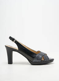 Sandales/nu pieds talon aiguille talon de 7 à 9cm noir GEOX femme
