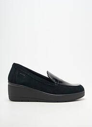 Mocassins tissage vernis talon de 4 à 6cm noir GEOX femme