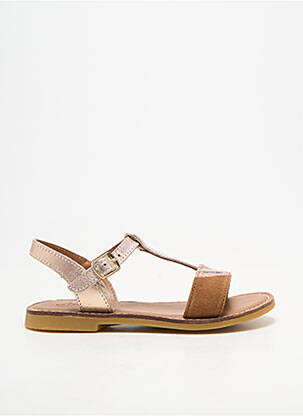 Sandales/nu pieds tissage tissage pailleté bout ouvert rose ADOLIE fille