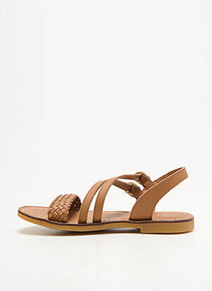 Sandales/nu pieds fermeture boucle(s) bout ouvert marron ADOLIE fille