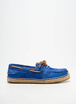 Chaussures bâteau bout rond talon plat jusqu'à 3cm bleu UGG femme