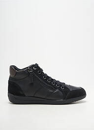Baskets fermeture zip et lacets talon plat jusqu'à 3cm noir GEOX femme