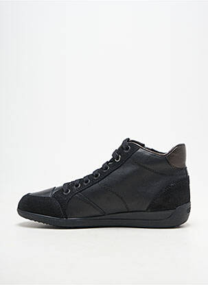 Baskets fermeture zip et lacets talon plat jusqu'à 3cm noir GEOX femme