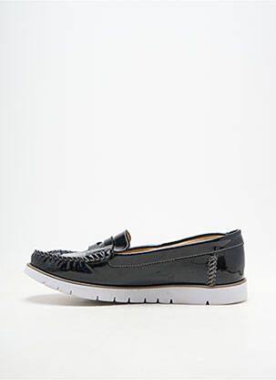 Mocassins matière lisse talon plat jusqu'à 3cm noir GEOX femme