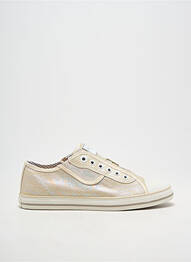 Slip ons tissage satiné talon plat jusqu'à 3cm or GEOX femme