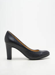 Escarpins bout rond talon de 7 à 9cm noir GEOX femme