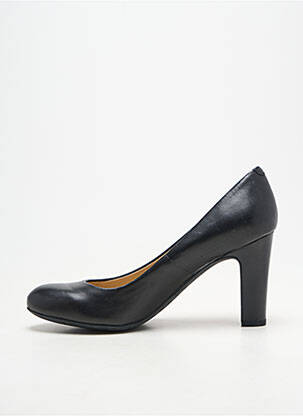Escarpins tissage satiné talon de 7 à 9cm noir GEOX femme