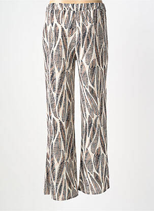 Pantalon droit stretch taille normale beige ESCORPION femme