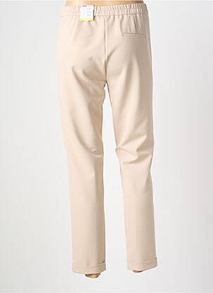 Pantalon slim taille élastique taille normale beige FRANK WALDER femme