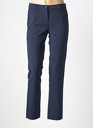 Pantalon slim taille normale taille normale bleu FRANK WALDER femme