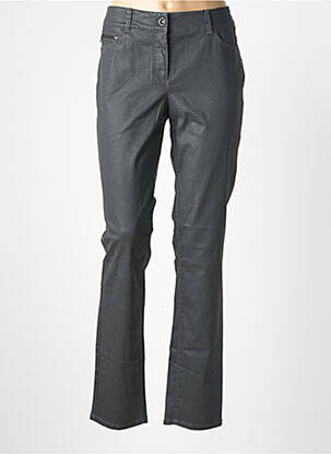 Pantalon slim tissage enduit taille normale gris ATELIER GARDEUR femme