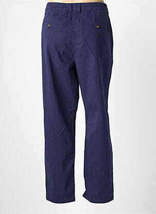 Pantalon chino tissage popeline taille normale bleu ARMOR LUX femme