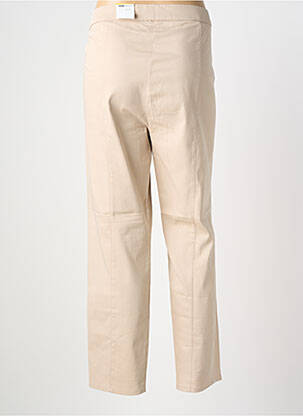 Pantalon 7/8 stretch taille normale beige FRANK WALDER femme