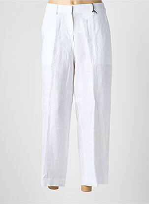 Pantalon 7/8 taille à pinces taille normale blanc GERRY WEBER femme
