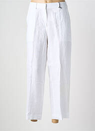 Pantalon 7/8 taille à pinces taille normale blanc GERRY WEBER femme