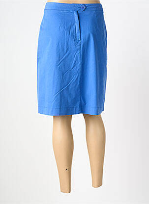 Jupe mi-longue coupe droite bleu ARMOR LUX femme