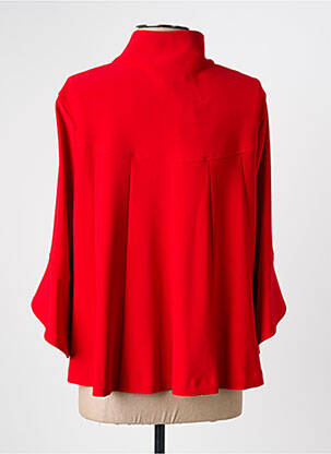 Veste casual fermeture boutonnée sur le devant rouge JOSEPH RIBKOFF femme