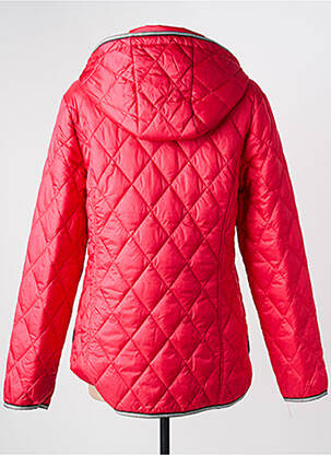 Doudoune poches a capuche rose JUNGE femme