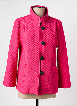 Veste casual poches rose DOLCEZZA femme