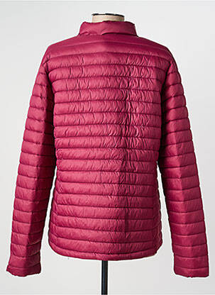 Doudoune poches sans capuche rouge BERMUDES femme