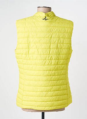 Doudoune poches sans capuche jaune BERMUDES femme