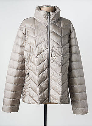 Doudoune poches sans capuche gris clair JUNGE femme