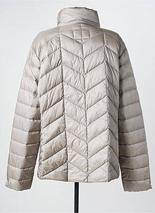 Doudoune poches sans capuche gris clair JUNGE femme