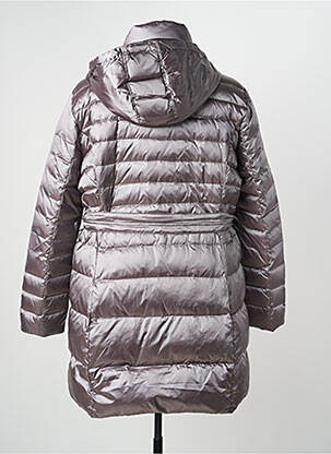 Doudoune poches a capuche gris STEINBOCK femme