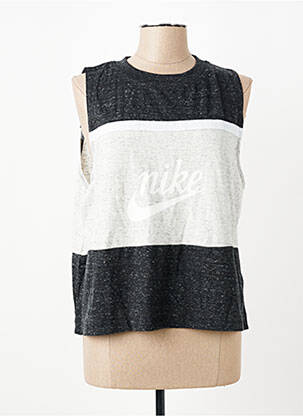 Débardeur coupe droite sans manche noir NIKE femme