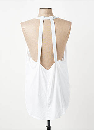 Débardeur coupe droite sans manche blanc NIKE femme