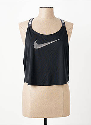 Top sans manche sans manche noir NIKE femme