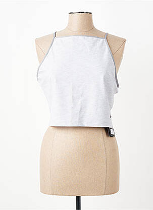Top col carré sans manche gris NIKE femme