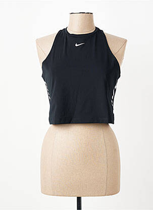 Top stretch sans manche noir NIKE femme
