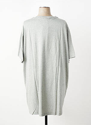Tunique manches courtes col rond gris NIKE femme