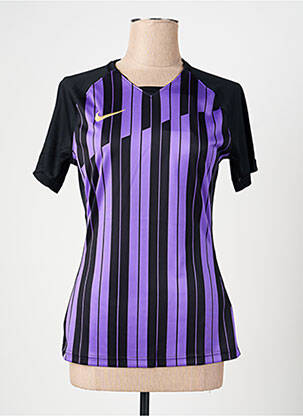 T-shirt coupe cintrée manches courtes noir NIKE femme