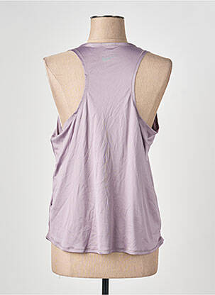 Débardeur sérigraphie floquée sans manche violet NIKE femme