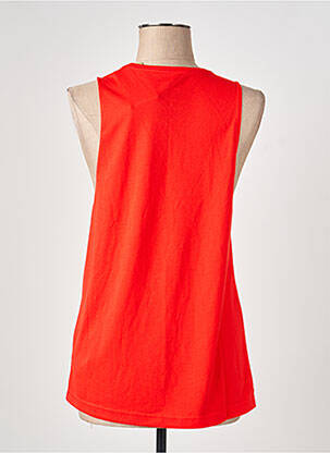 Débardeur coupe droite sans manche rouge NIKE femme